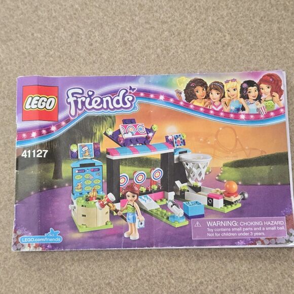 LEGO Friends 41127 Amusement Park Arcade 100% Complete Set w/ Manual & Mini Doll - Picture 10 of 13